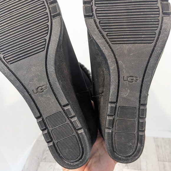 UGG Edelina waterproof suede wedge boots - Picture 15 of 16